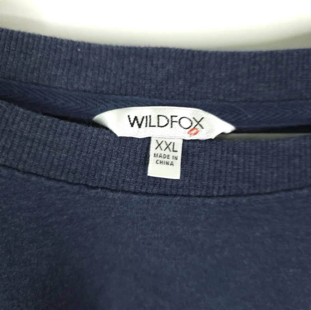Wildfox Raised Letter Good Vibes Oversize Sweatshirt Sz XXL - Picture 5 of 5